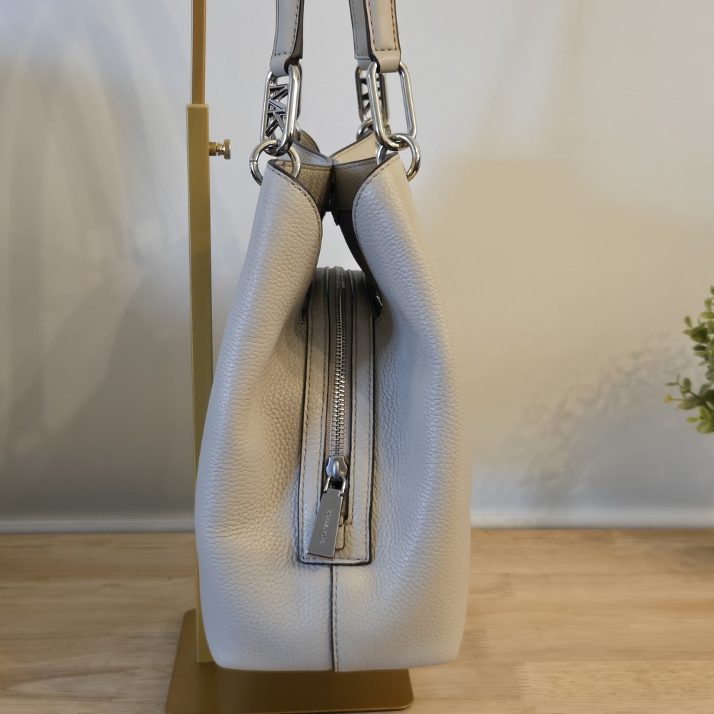 Michael Kors Kensington Large Leather Tote – Cream - Picture 5 of 10